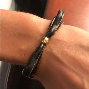 Black bow bracelet